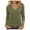 Army Green#2, variant on Rollbacks & More GaThRRgYP Womens Workout Tops Long Sleeve Tee Shirts,Women's Summer Solid Color Quarter Sleeve Temperament V-neck Pullover Top Army Green M