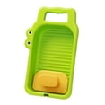 thumbnail image 3 of DOLITY Mini Washing Board Washboard Basin for Kids Training Small Delicate Articles Green, 3 of 9