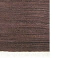thumbnail image 2 of Rugsotic Carpets Eco-Friendly Woven Hand Woven Kilim Flat Weave Dark Brown Solid Area Rug, 3'x13' Runner, Antimicrobial, 2 of 5