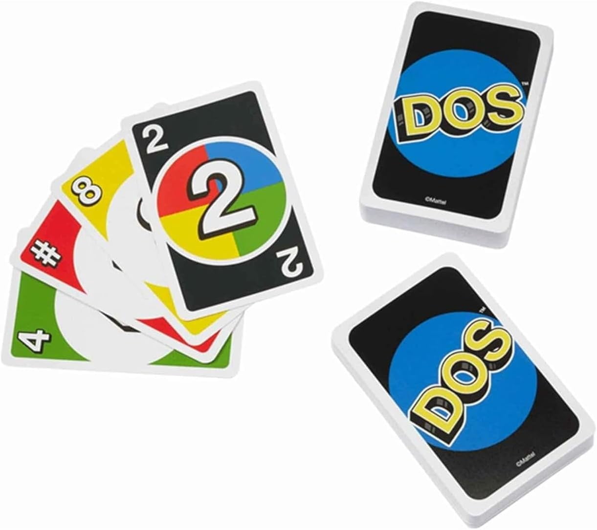 Mattel Uno No Mercy, Flip and Dos Card Game, Combo Pack of 3