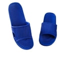 thumbnail image 4 of Mens Non-Slip EVA Slide Slippers Quick Dry Bathroom Sandals for Indoor Outdoor Lightweight House Shoes with Arch Support Blue (7.5-8.5, 9-9.5, 10-10.5),Size 7.5, 4 of 6