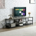 thumbnail image 3 of TV Stand with Power Outlets for Televisions up to Media Entertainment Center with Charging Station 3-Tier Open Storage Shelves with Metal Frame for Living Room/Bedroom, 3 of 21