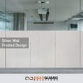 thumbnail image 4 of Snapguard Solutions Privacy Frosted - Silver Mist Glass Window Film (Static Cling, Non-Adhesive), 4 of 9