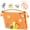 Orange, variant on Dteck Kids Case for New iPad 11th Gen (A16) 11-inch 2025 & 10th Generation 10.9" 2022 & Air 11" 2025/2024 & Air 5th/4th Gen & Pro 11 Kickstand EVA Lightweight Handle Slim Case, Orange