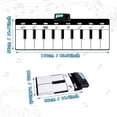 thumbnail image 6 of Piano Musical Mat, Musical Toys Floor Piano Keyboard Mat with 8 Instruments Sounds Music Dance Touch Playmat, Early Educational Toys Gifts for 1 2 3 4 5 Year Old Boys Girls Toddlers, 6 of 7