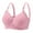 Rose Gold, variant on Fsqjgq Sports Bras for Women Plus Size Middle Old Age Comfortable No Underwire Cotton Bra Floral Lightly Lined Padded Wireless Push Up Bras Rose Gold 52