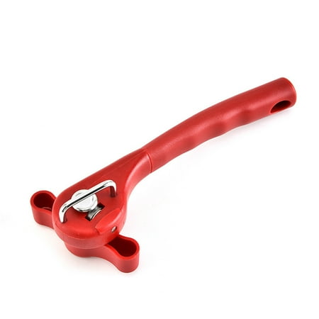 

2Pcs Can Opener Stainless Turn Knob Manual Beverage Cans Opening Portable Household Gadgets Supplies Gifts Barbecue Red