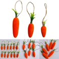 thumbnail image 2 of 10pcs Festive Easter Carrot Hanging Ornaments Foam Carrots with Rope Party, 2 of 5