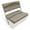 Mocha Java / Mushroom / Cafe, variant on Wise BM1152-1066 Premier Series Pontoon Flip Flop Cushion Set - Platinum / Mocha Java / Khaki
