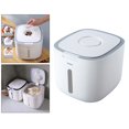 thumbnail image 3 of Rongfmy Moisture Rice Storage Box Nano Bucket for Kitchen Container - Gray 10kg,, 3 of 7