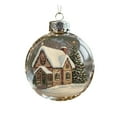 thumbnail image 2 of Christmas Tree Ornaments 4D Flat Acrylic Pendant Flat Christmas Ball Ornaments for Fireplace, Wall, Window, Front Door, Holiday Party Decor, 2 of 2