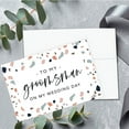 thumbnail image 3 of Koyal Wholesale Groomsmen Wedding Day Gift Cards with Envelopes set of 8 Terrazzo On My Wedding Day Cards Ring, 4 x 6-In, 3 of 5