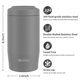 thumbnail image 5 of Enfriador de Latas MoreFeel 4 en 1 de Acero Inoxidable Aislado 400 mL, 5 of 7