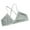 Green, variant on Women's Triangle Bralettes Comfortable Wireless Unlined V Neck Crossover Ribbed Plunge Bras Criss Cross Bras