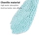 thumbnail image 3 of Paquete de 2 toallas de mano colgantes suaves de chenilla, absorbentes, para cocina y baño, 3 of 5