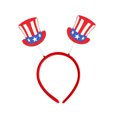 thumbnail image 2 of Chmadoxn July 4th Glitter Headbands - Patriotic Star Hair Accessories for Adults, Party Photo Booth Deformation-Resistant​​, 2 of 6