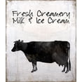 thumbnail image 2 of Lavoie, Tina 15x17 White Modern Wood Framed Museum Art Print Titled - Fresh Creamery Milk And Ice Cream, 2 of 4