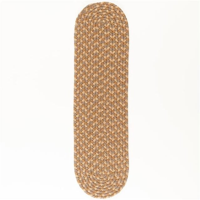 Rhody Rug TR52A008X028-13 Double Rivière Marches d'Escalier&44; Naturel & Multi Couleur - Lot de 13