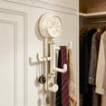thumbnail image 6 of HOZVOMI Rotatable Hook Rack No Drill Heavy Duty Storage Shelf for Entryway Organization and Bathroom Use, 6 of 6