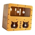 thumbnail image 4 of Cat Corrugated House Cat Cave Cave Malling Interactive Scratcher Cama para gatitos Decoración del hogar de gatos pequeños, medianos y grandes, 4 of 8