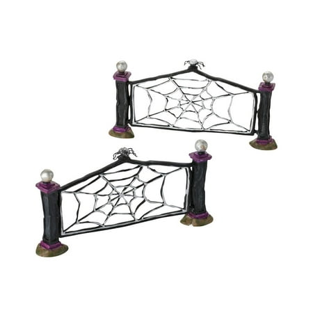 - Department 56 Snow Village Halloween 4025398 Wicked Web Fence, Set of 7