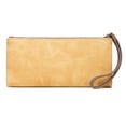 thumbnail image 4 of Cartera para mujer con tres pliegues, estilo retro esmerilado, tipo tarjetero, multifuncional, portátil, tipo clutch largo, 4 of 5