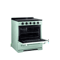 thumbnail image 6 of Unique 30' Classic Retro Induction Range, Summer Mint Green, 6 of 7