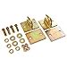 thumbnail image 3 of (Pack of 2) 3/8in Bolt On Grab Hook Mount with Backer Plate - Includes Hardware, 3 of 4