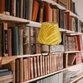 thumbnail image 6 of Kiven Cordless Bookshelf Lamp, Set of 2 Rechargeable Bookcase Lighting with Yellow Fabric Lampshade, Farmhouse Decorative Bookend, Cordless Table Lamp for Bedside Bookshelf Office Home Decor-DZ0306, 6 of 8