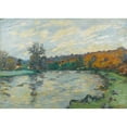 thumbnail image 3 of Armand Guillaumin 18x14 Black Modern Framed Museum Art Print Titled - Genetin Dam, Crozant (circa 1910), 3 of 5