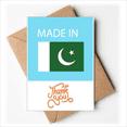 thumbnail image 1 of Pakistan National Flag Country Thank You Cards Envelopes Blank Note, 1 of 3