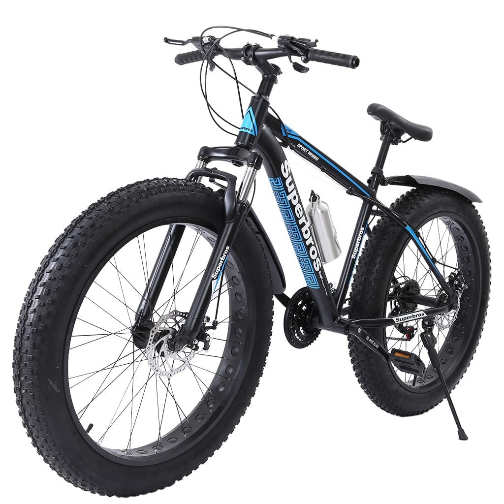 Qleicom Fat Tire Mens Mountain Bike 17 