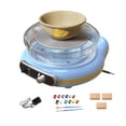 thumbnail image 3 of Elodie Turntable Two Ways Rotation Clay Wheel Tiny Clay Spinner Compact Lightweight Pottery DIY Machine for Teenagers Beginners with Sculpting Tool, 3 of 8