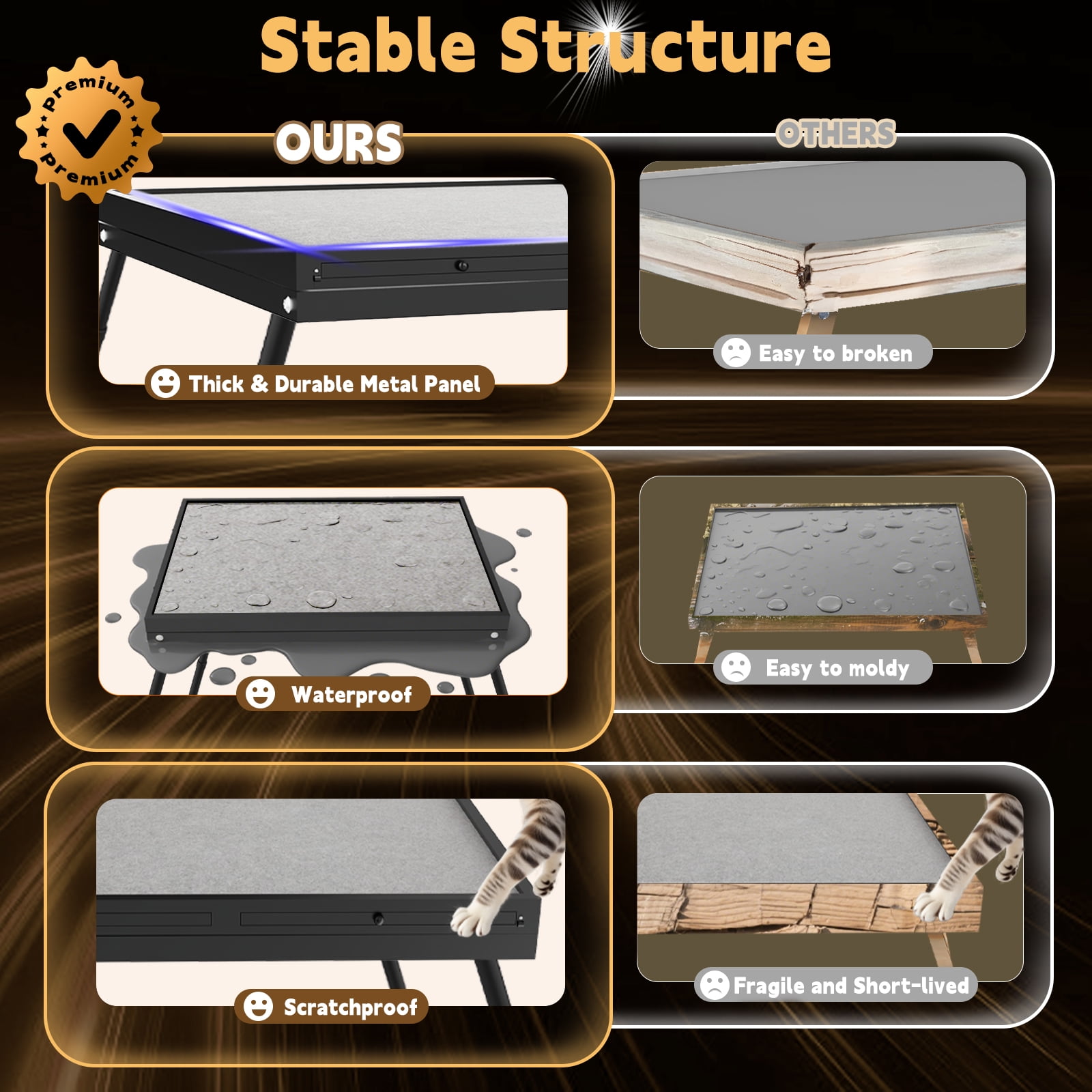 Puzzle Board for Adults,  Foldable Jigsaw Puzzle Table with Drawers, Metal & Plastic Frame, H-Shaped Legs, 1500 Pieces