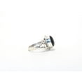 thumbnail image 2 of Heaven Crafts 925 Sterling Silver Chunky Black Onyx Cocktail Ring Bohemian Jewelry Ring For Women Gift Item, 2 of 4
