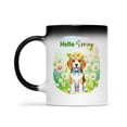 thumbnail image 2 of Beagle Hello Spring Time Flower Floral Nature Heat Color Changing Mug Beagles Dog Lover Gifts Idea Magic Coffee Mug - 02031, 2 of 4