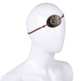 thumbnail image 3 of CIMAXIC eye patch Masquerade Use Retro Designed Clock Shape Design Lace Leather Monocular Decoration Use Blindfold,2.76"X1.97"X0.08", 3 of 5