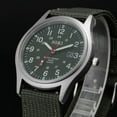 thumbnail image 2 of Reloj de cuarzo para hombre, reloj de pulsera deportivo de acero inoxidable con fecha militar para hombre, reloj de cuarzo, 2 of 5