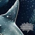 thumbnail image 3 of Starry Shark Chiffon Hair Scarf for Women, Lightweight Breathable Silk Scarf, 180*73 inches, Head Wrap for Summer and Fall Fashion, 3 of 6