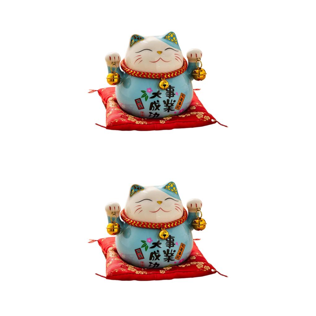 Matsuzay Maneki Neko Good Luck Cat Piggy Fortune Bank Kawaii Ornament ...