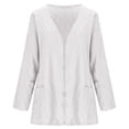 thumbnail image 4 of Xuyuer Women's Cardigan Long Sleeve Open Front Knit Lightweight Cardigans, 4 of 7