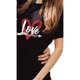 thumbnail image 3 of His & Hers Love Heart Matching T-Shirts - Casual Black Cotton Tees with Red Arrow Design, Crew Neck, Short Sleeve, 180g - Perfect for Couples, Valentine's Day Gift Tee For Adult, Men, Women, Teen, Te, 3 of 7