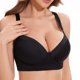 thumbnail image 2 of Minimizador de grasa para espalda Bra Pormist, cobertura total, color negro 40C, para mujer, 2 of 5