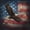 Red Black, variant on Manfei Bald Eagle Us Flag Twin Sheets,Patriotic Holiday Firework Bedding,Blue Brown Green,3 Pieces,1 Fitted Sheet and 1 Pillowcase