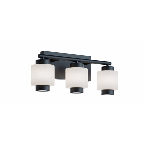 SYDV2107LAJUDBK AFX Sydney - 20W 3 LED Bath Vanity-6.75 Inches Tall and 7 Inches Wide-Black Finish