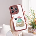 thumbnail image 3 of Mantenga su serie de iPhone segura y elegante con una funda de goma TPU con patrón de dibujos animados, 3 of 4