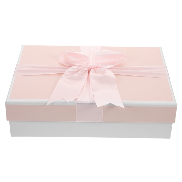GOOHOCHY Caja de regalo para el Día de la Madre, joyero multifuncional con lazo para baby shower, boda, cumpleaños y fiestas.