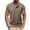 Khaki, variant on LPZOOGU Mens Henley Shirts Short Sleeve Button T-Shirts Summer Athletic Lightweight Tee Shirts with Pocket