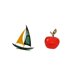 thumbnail image 5 of Figura de velero,Escultura de velero de hierro para decoración de oficina y hogar,Estatua de barco de escritorio para decoración de entrada de gabinete,Estatua,Escultura de fruta, 5 of 8