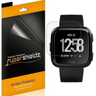 [6-Pack] Supershieldz Designed for Fitbit Versa Screen Protector, Anti-Glare & Anti-Fingerprint (Matte) Shield